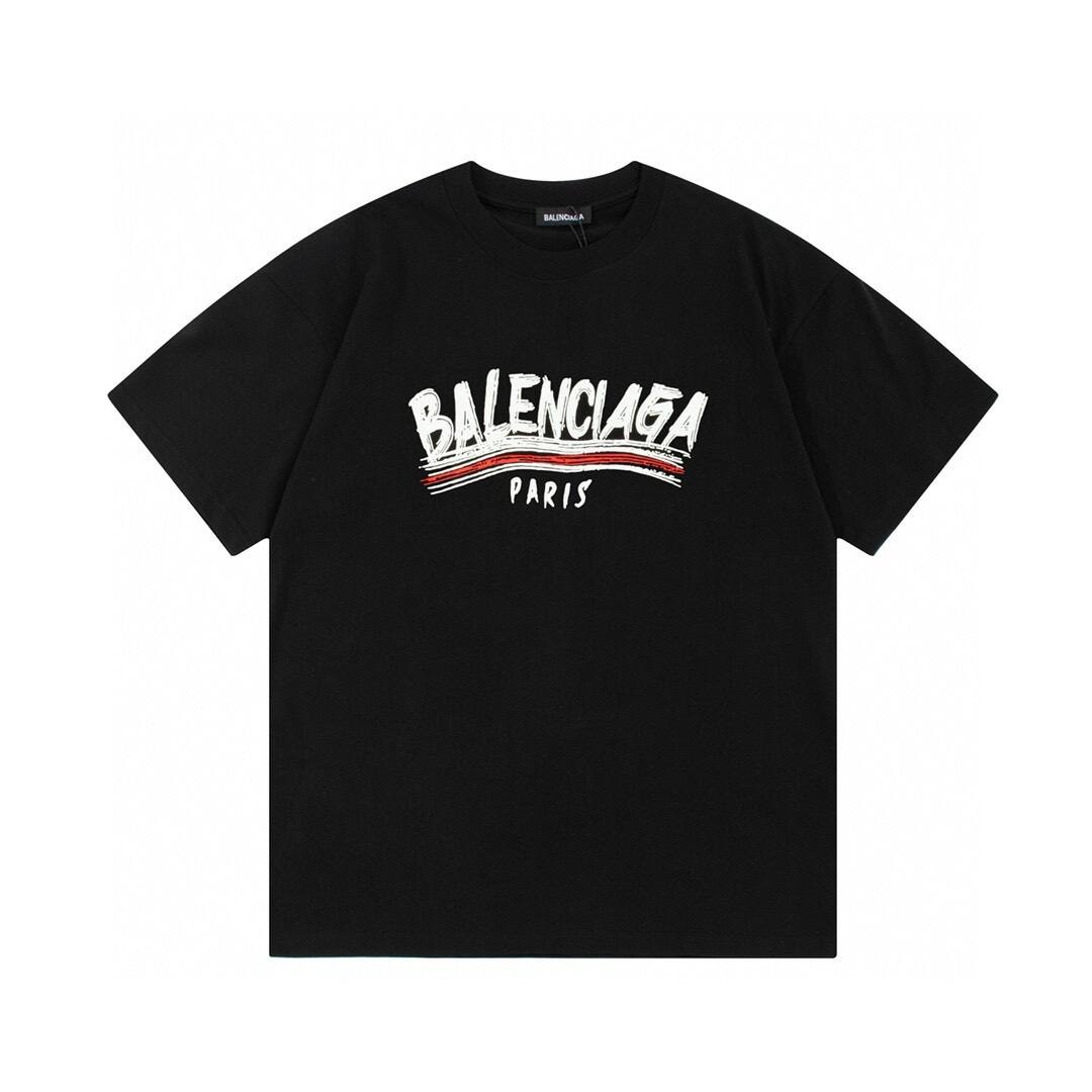【BALENCIAGA】（バレンシアガ ）半袖 男女兼用半袖Tシャツ
