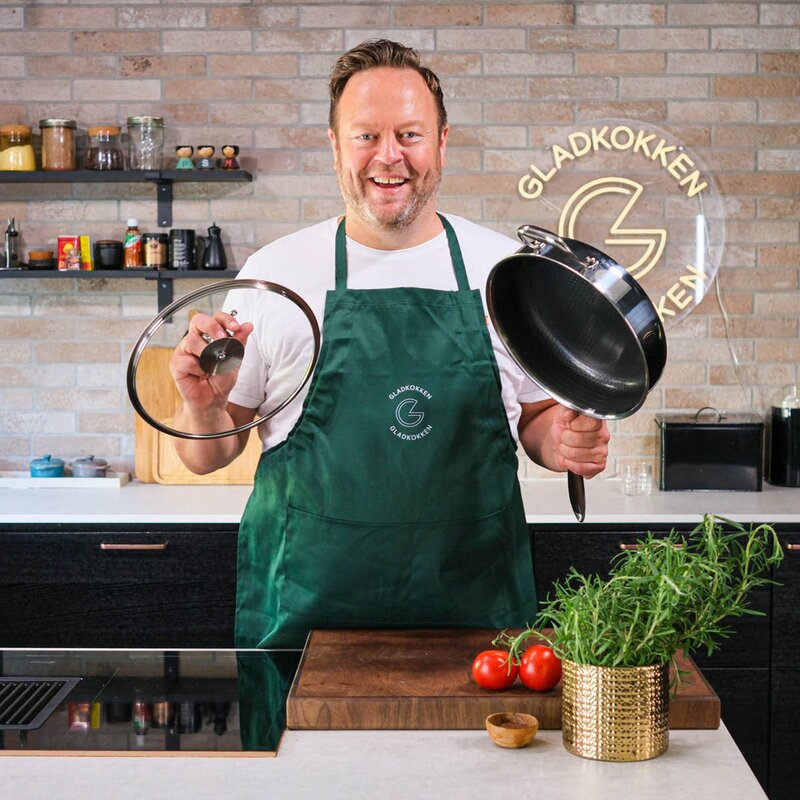 Hybrid sautépanne med lokk 28