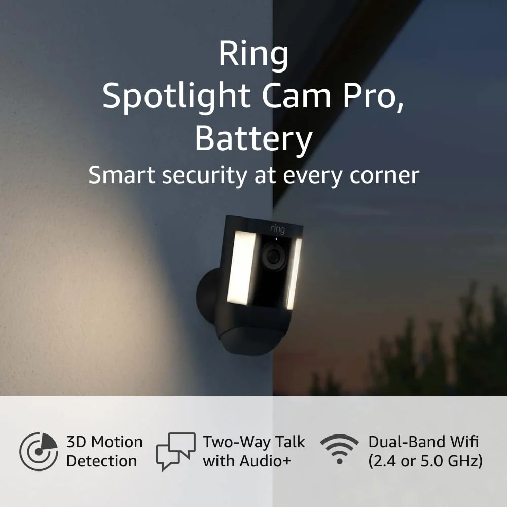 Solar | 3D Motion Detection, Two-Way Talk with Audio+, and Dual-Band Wifi (2022 release) - White