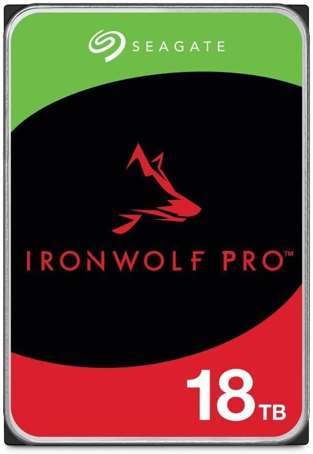 Seagate IronWolf Pro 18TB NAS HDD  ST18000NE000 SATA 6Gb/s 3.5