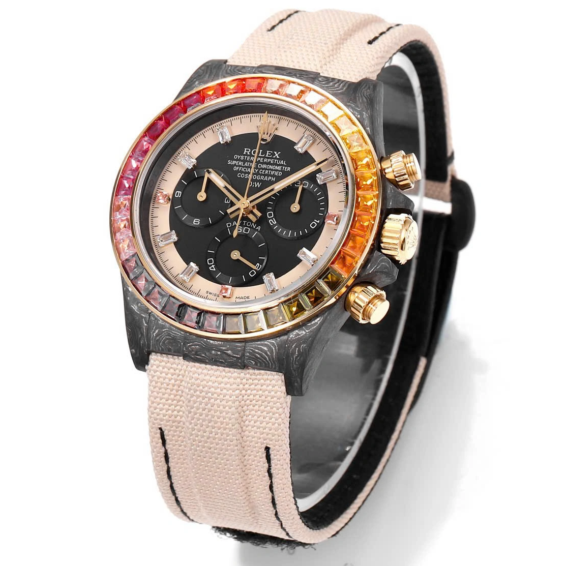 [Super Clone]Rolex Oyster Perpetual Cosmograph Daytona Rainbow 116595RBOW 40mm Replica 1:1 – Top Quality Version