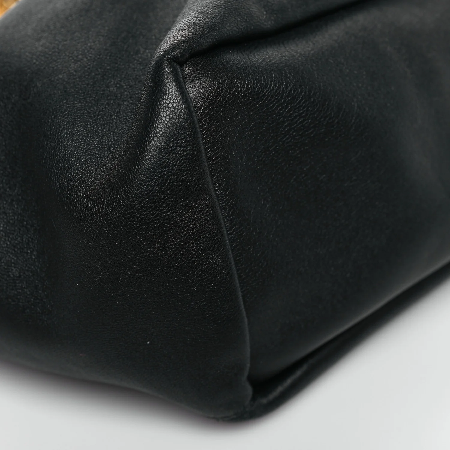 Nappa Small Squeeze Bag Black