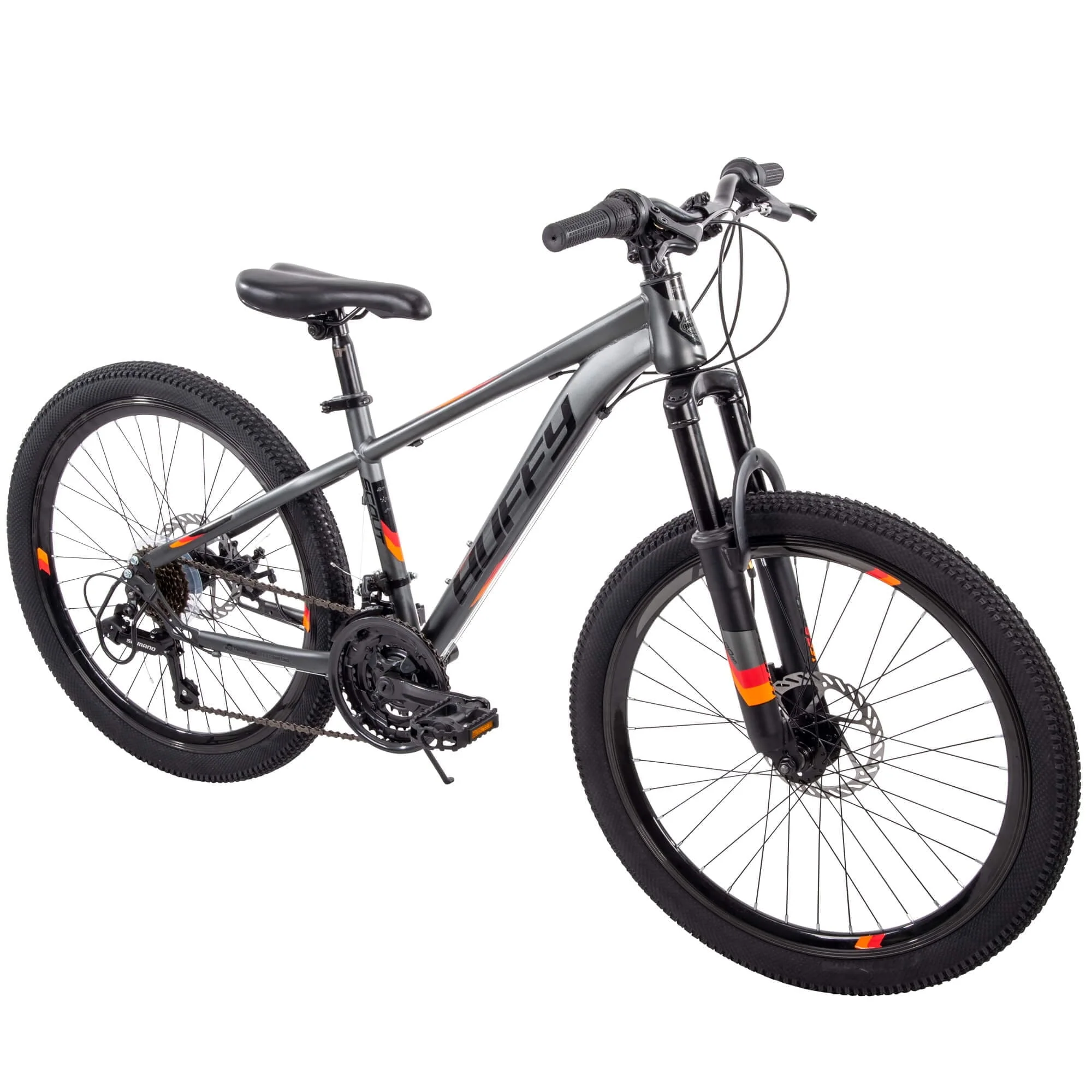 24" Scout Boys' Hardtail 21 Speed Mountain Bike with Disc Brakes