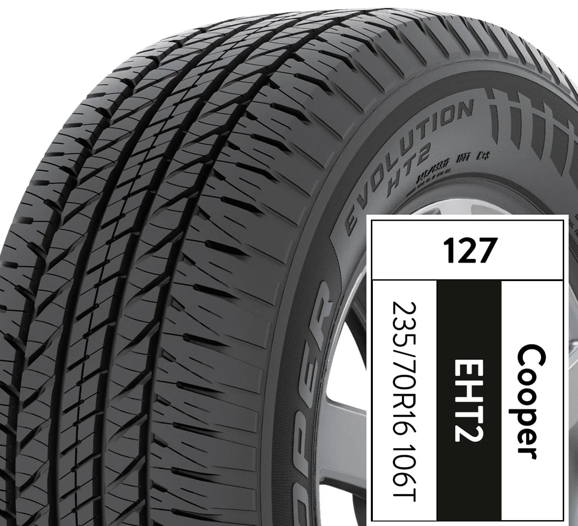 Cooper Evolution HT2 235/70R16 106T All - Season Tire