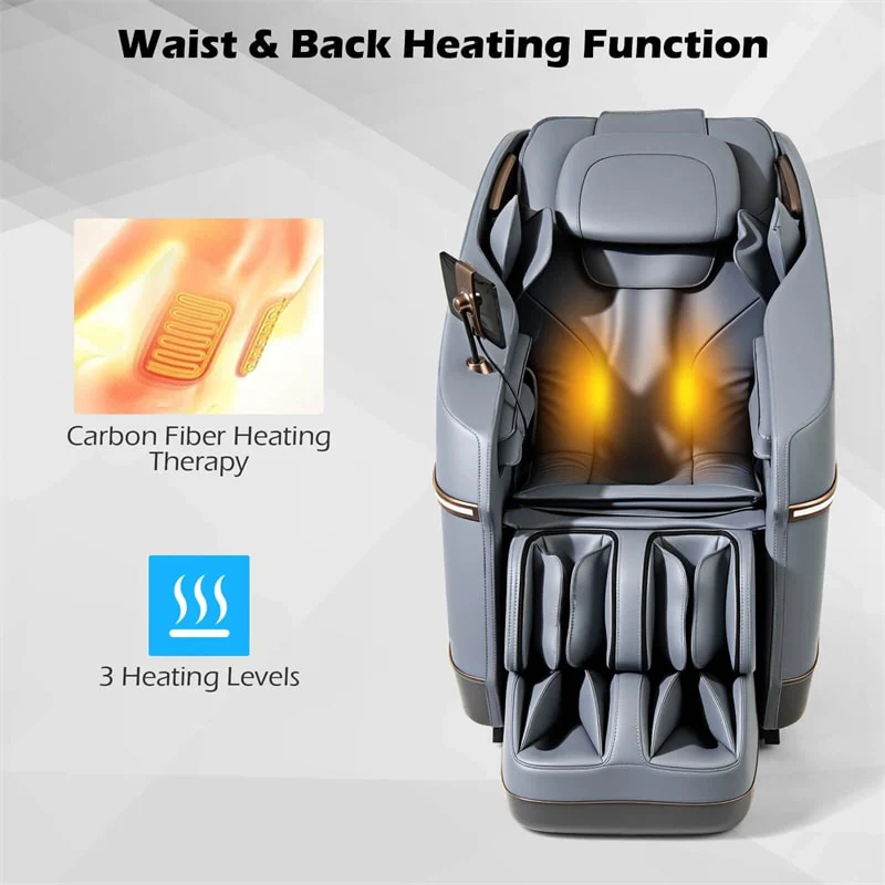Eletriclife Full Body Zero Gravity Massage Chair SL Track Recliner with Airbags & Touch Screen