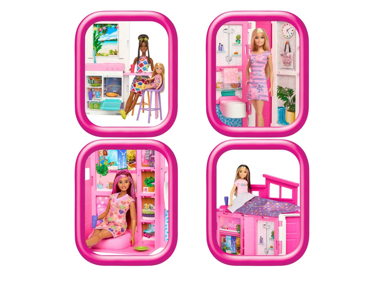 Barbie Maison de vacances avec coffret de poupe