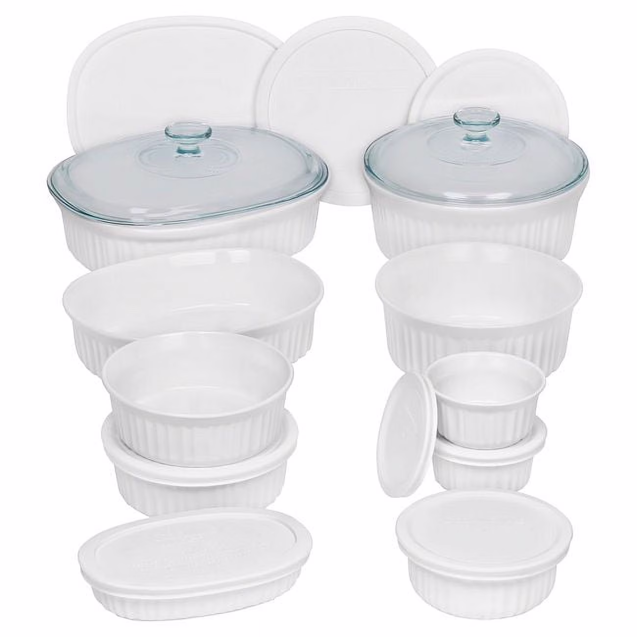 French White 20-piece Bakeware Set(20)