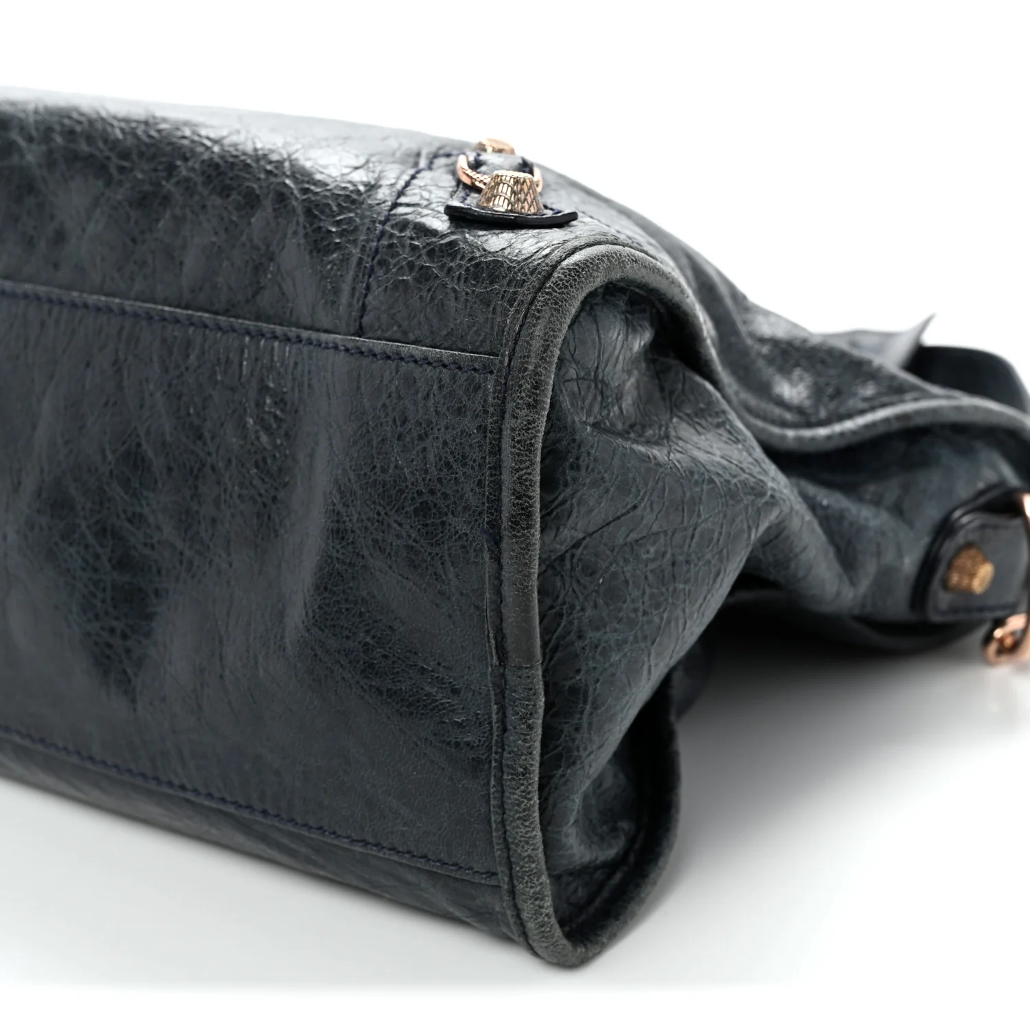 Agneau Giant 12 Rose Gold Hardware City Dark Night