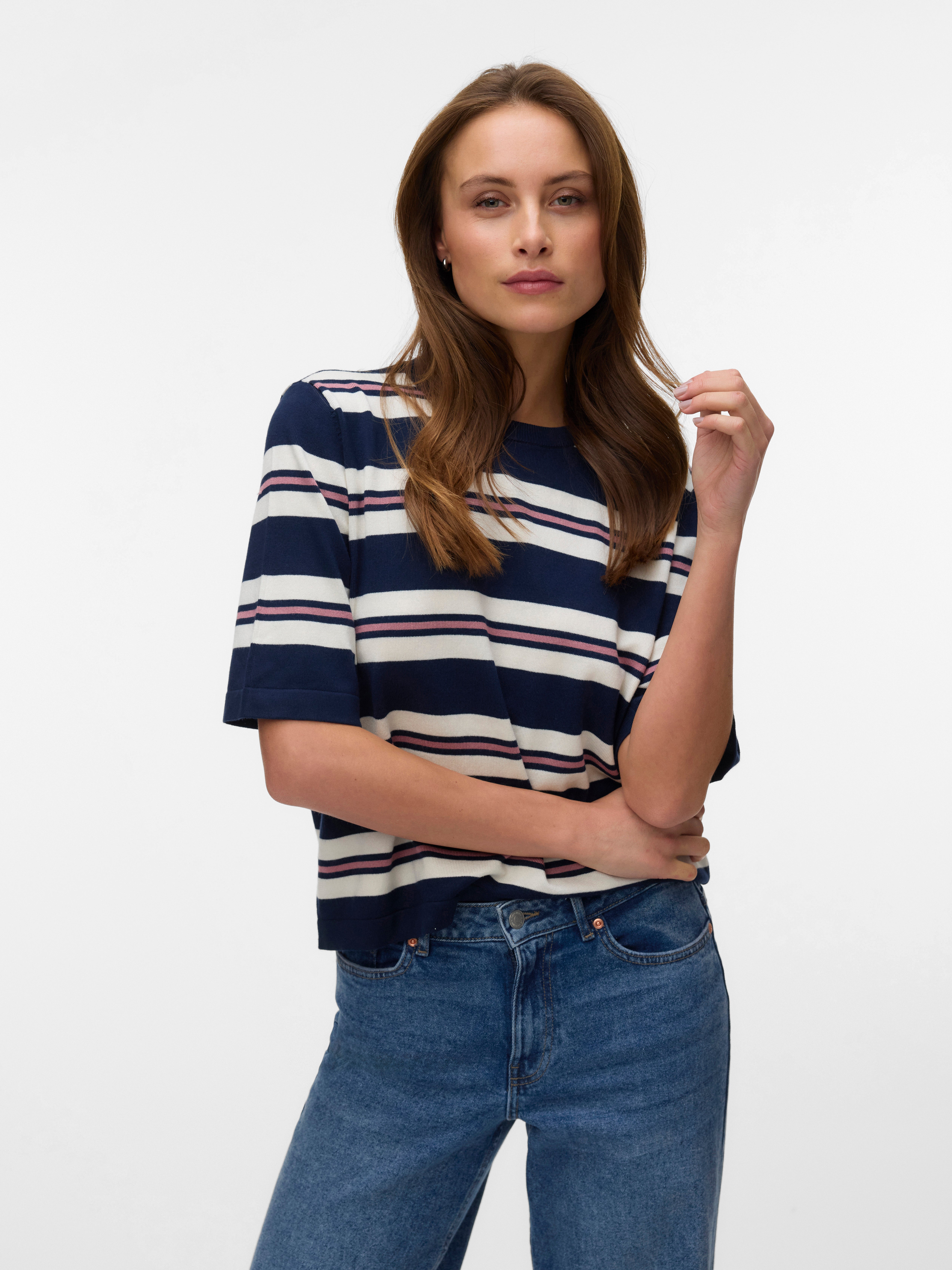 VERO MODA® VMSILJE Knitted pullover