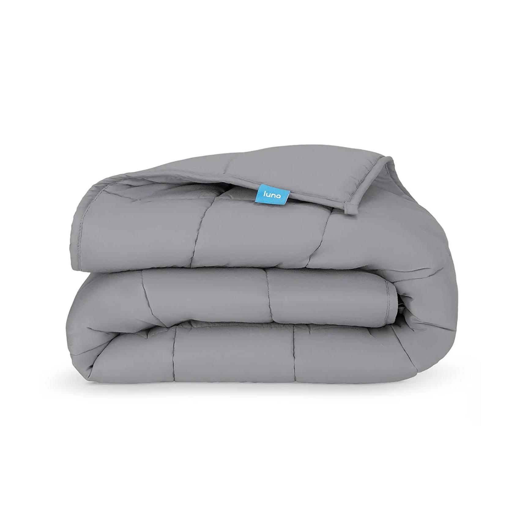 Luna Cotton Weighted Blanket | Queen | 15lbs | Dark Grey