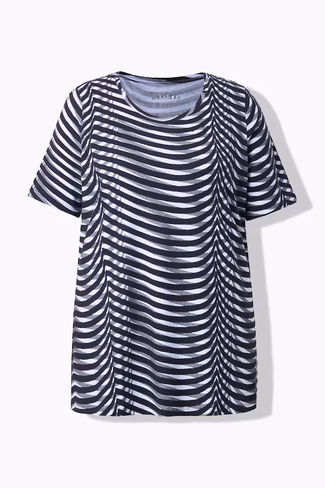 Illusion Striped Pima Cotton Tee