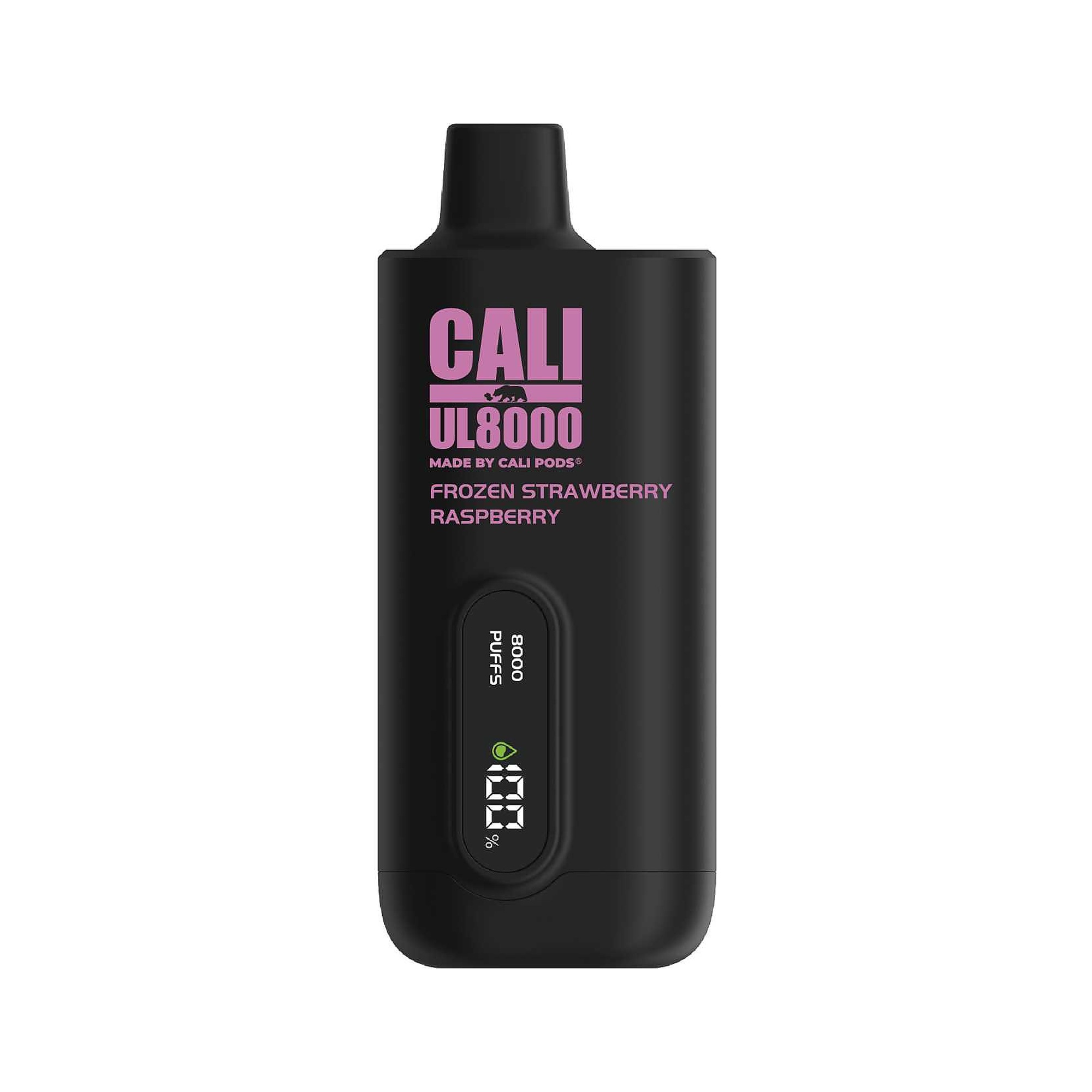 Cali UL8000 Zero Nicotine Disposable Vape - Frozen Strawberry Raspberry