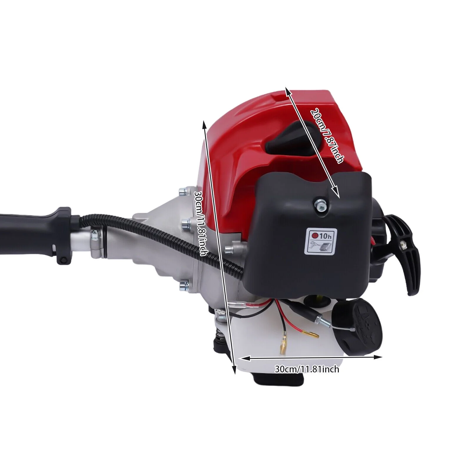 51.7CC 2-Stroke 4 in 1 Gas Pole Saw Brush Cutter Gas Hedge Trimmer for Tree Weed for gardens, parks, yards - Image 10