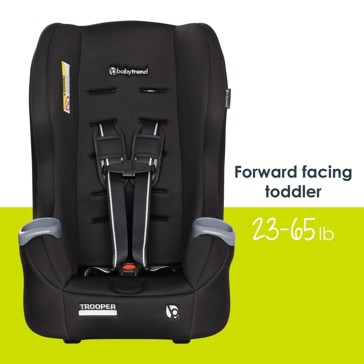 Baby Trend Trooper 3 - in - 1 Convertible Car Seat - Desert Black