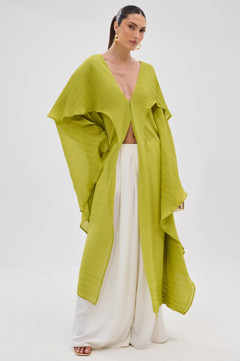 FLY AWAY WITH ME BLOUSE IN CHARTREUSE - Akira Store
