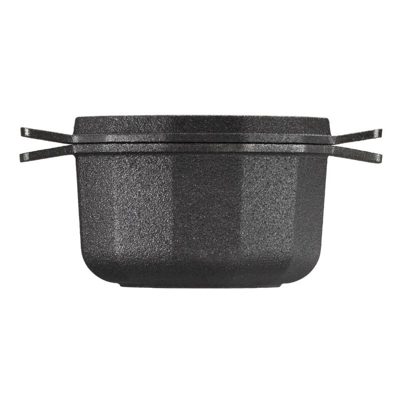 Järn by Note cocotte-støpejernsgryte mini 0,2L svart
