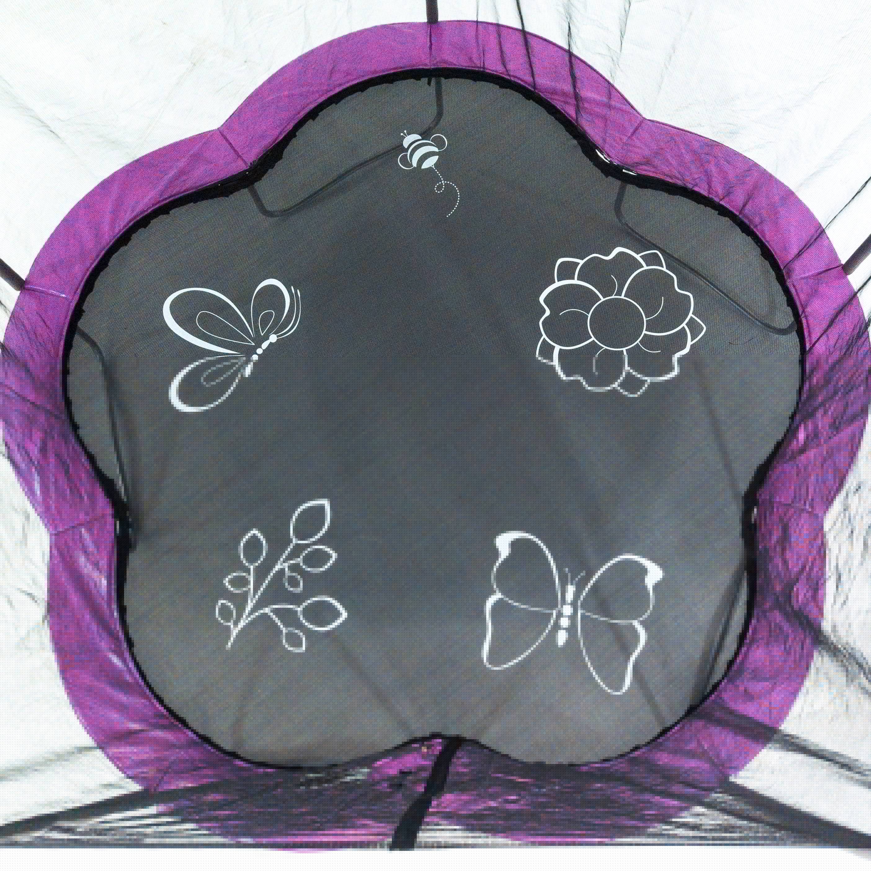 Skywalker Trampolines 11′ Adventure Arena Trampoline with Enclosure - Imagination Garden
