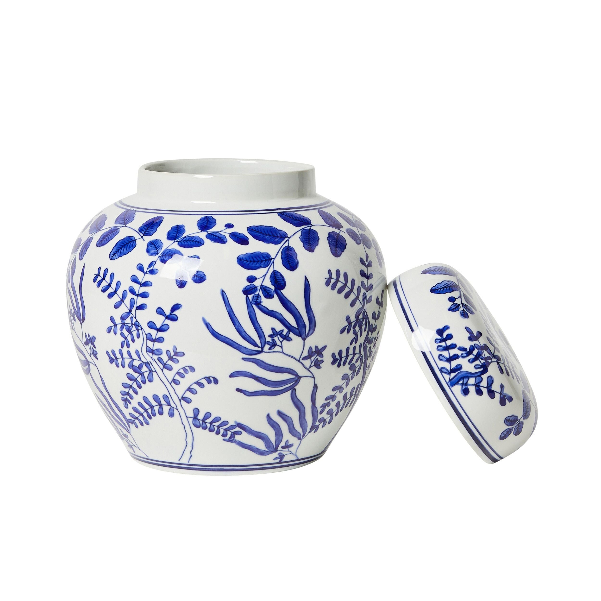 Celadon Blooms Ginger Jar 29x29x30.5cm