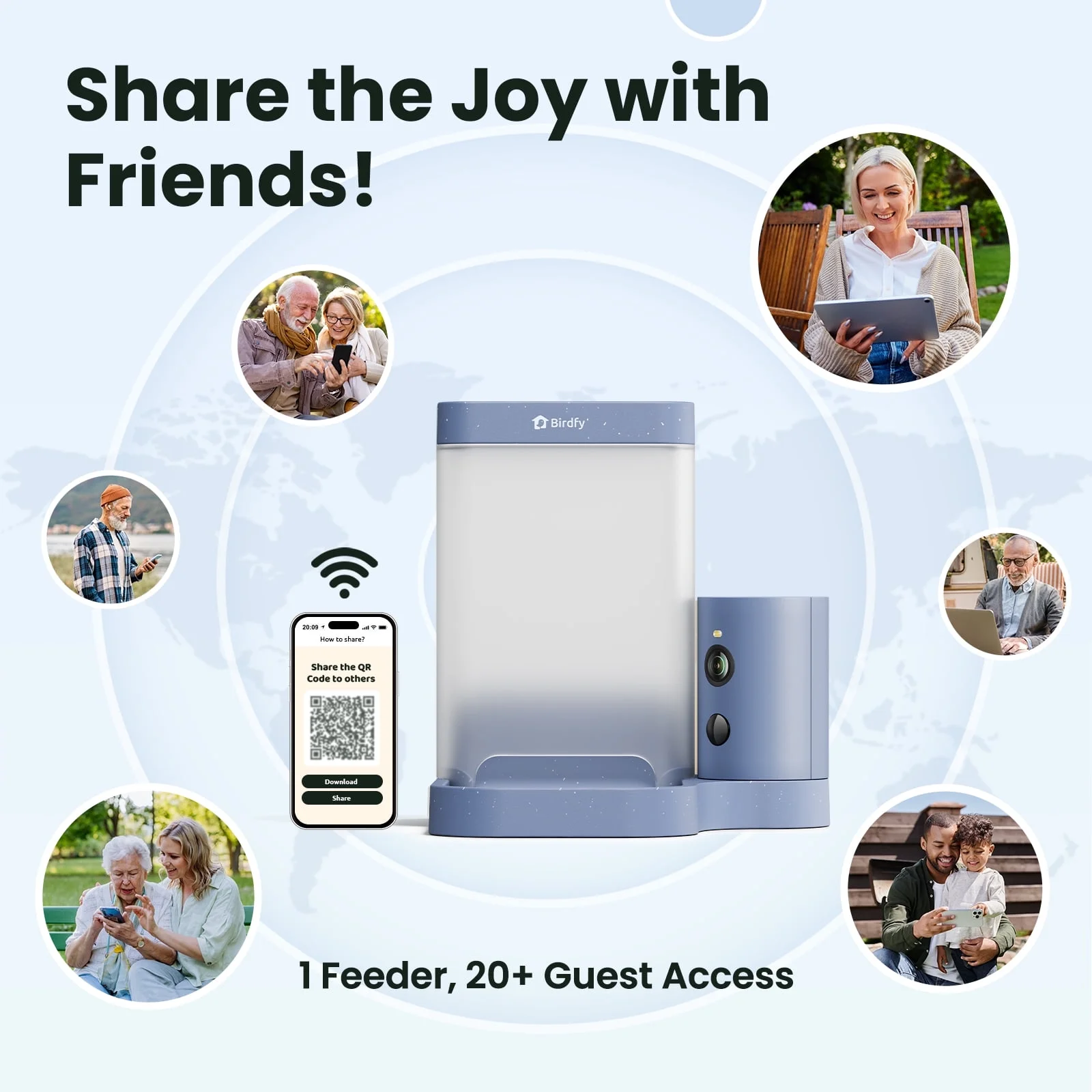Smart Bird Feeder with Camera, 60FPS Smooth Video, AI Bird Identification Instant Alerts, Auto Capture, Perfect Gift for Bird Lovers(WMTNI-0152) - Image 6