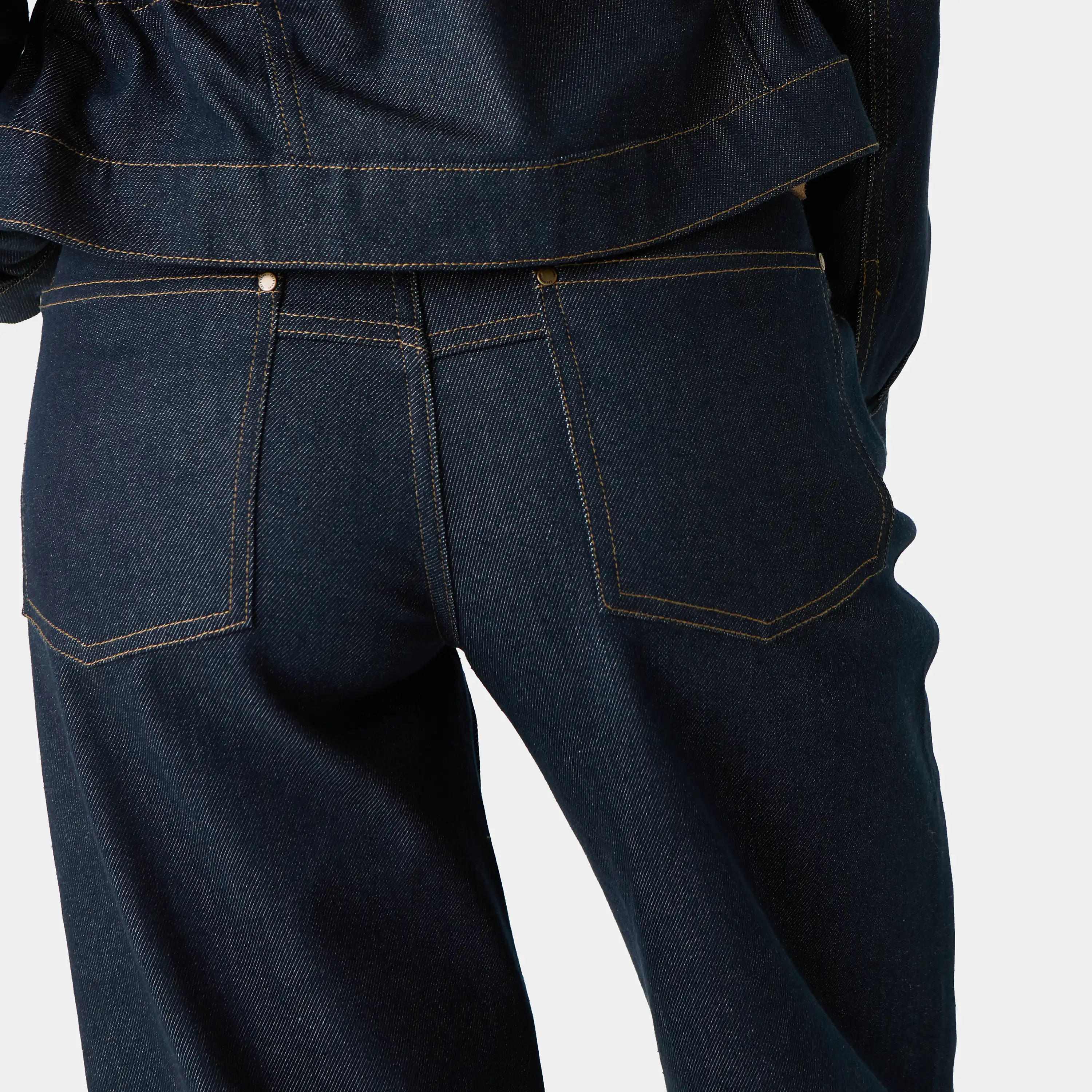 Moss Raw Denim Pants