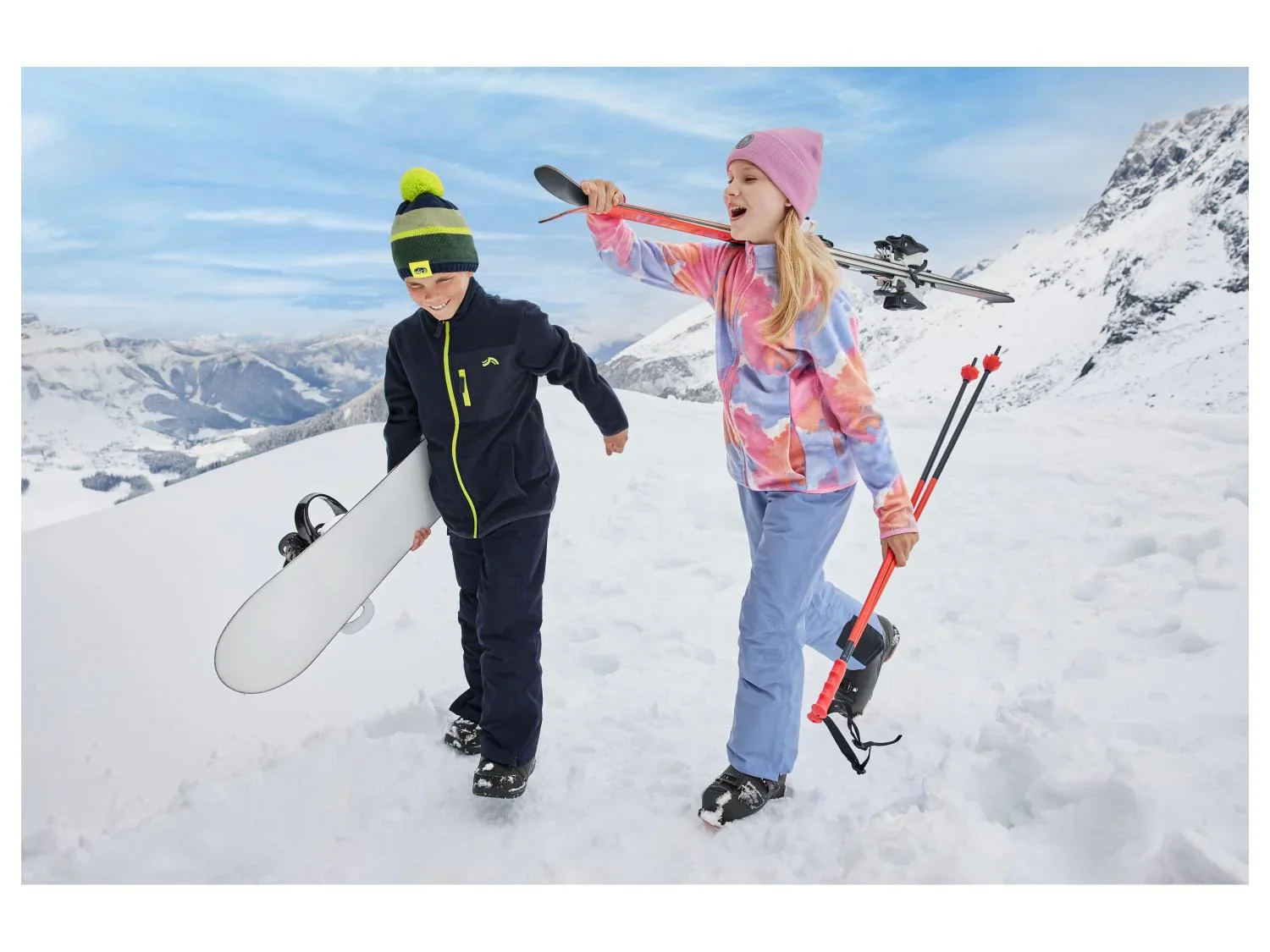CRIVIT Bonnet en maille enfant
