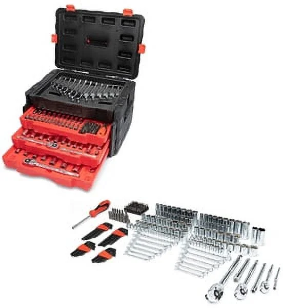 Gearwrench CTK229C 229 Piece 1/4 3/8 & 1/2 Drive Mechanics Hand Tool Set
