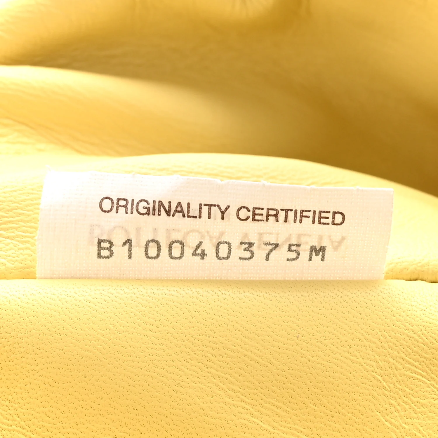 Paper Calfskin Puffy Flap Butter Brass
