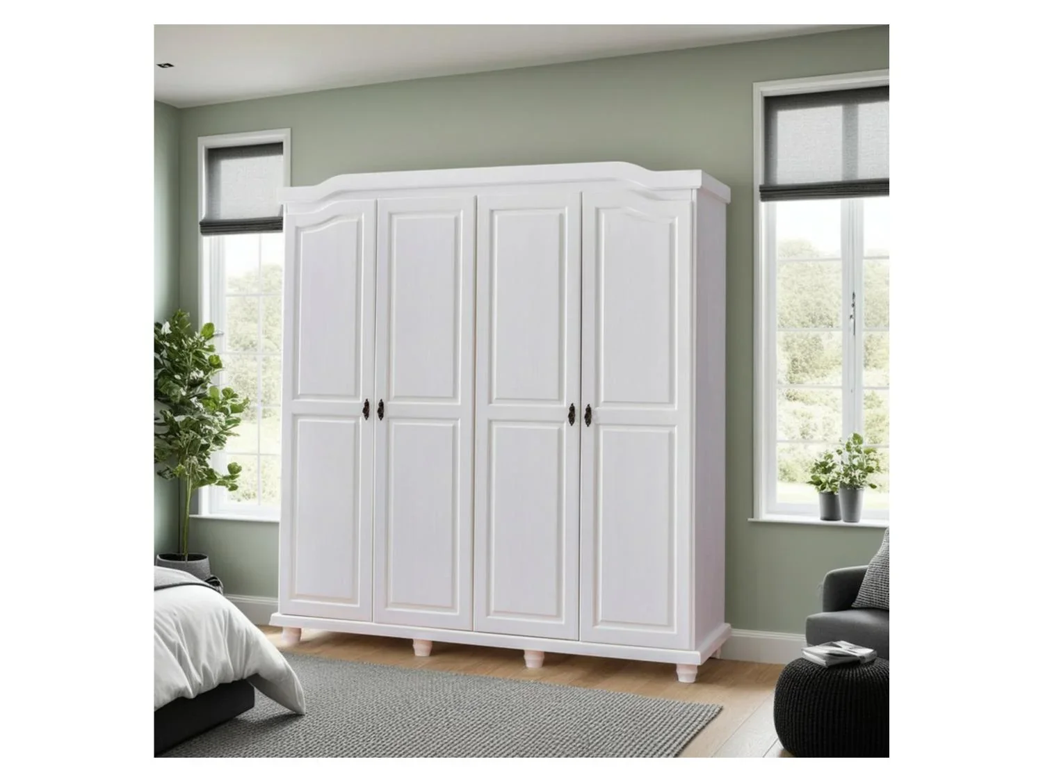 Inter Link Armoire en bois massif