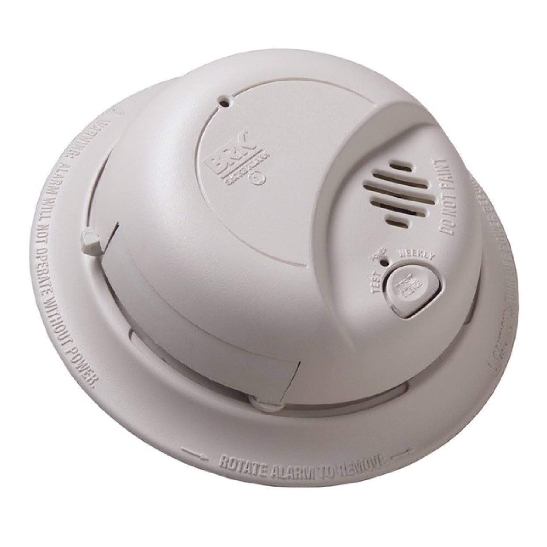 First Alert Contractor Pack Smoke Alarm with Battery Back-Up, White - 6 pack