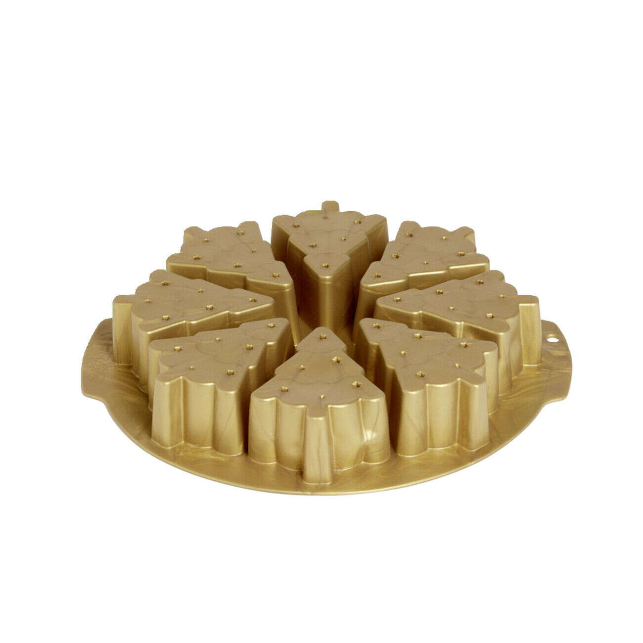 Moule à gâteau en silicone Ø30cm forme mini sapin pour 8 parts