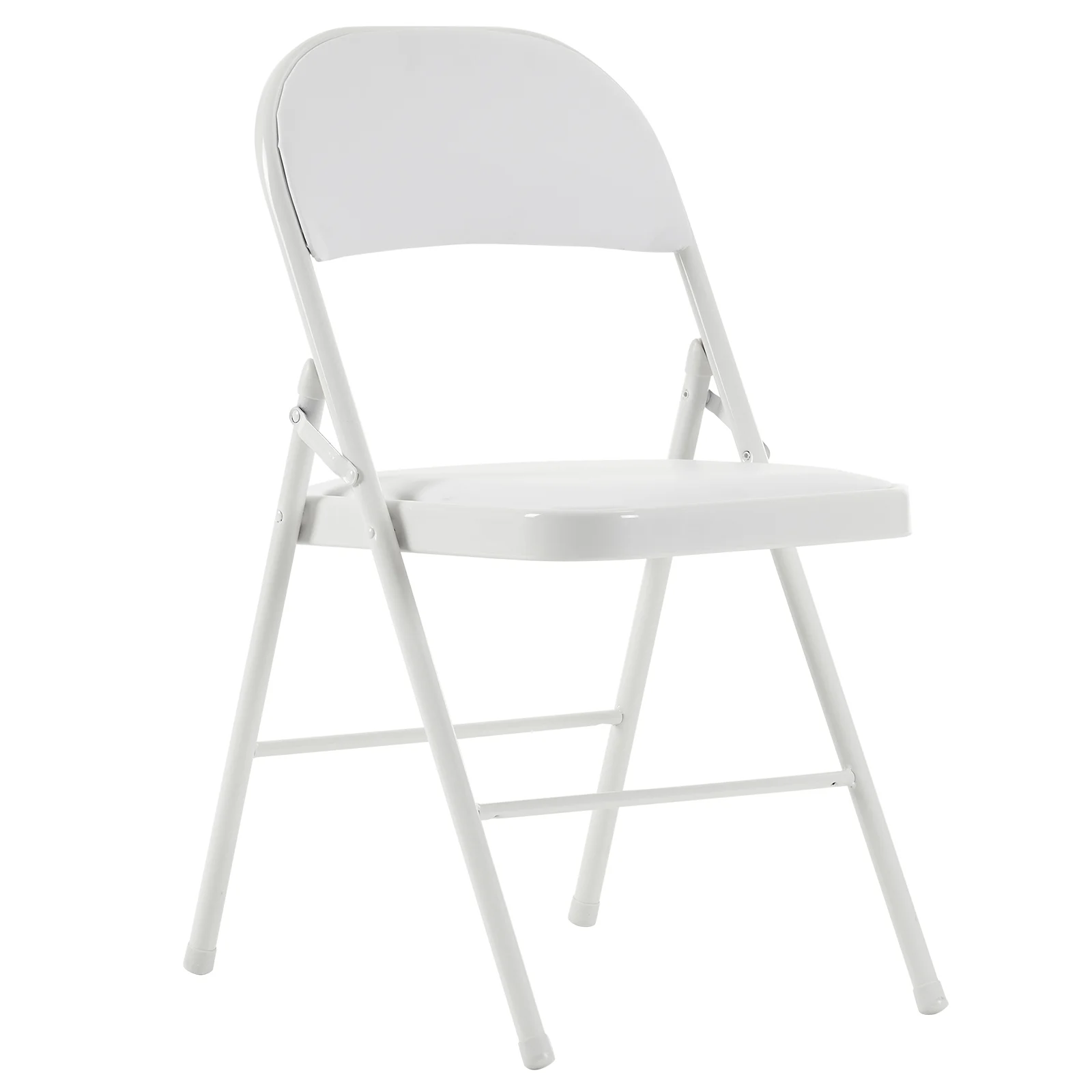 6Pcs Foldable Chairs for Convention  Exhibition, White