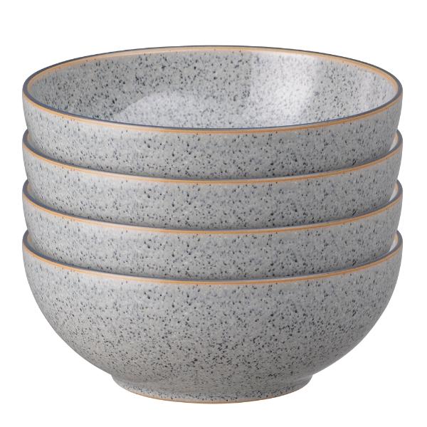 Studio skål 17 cm 4 stk grå