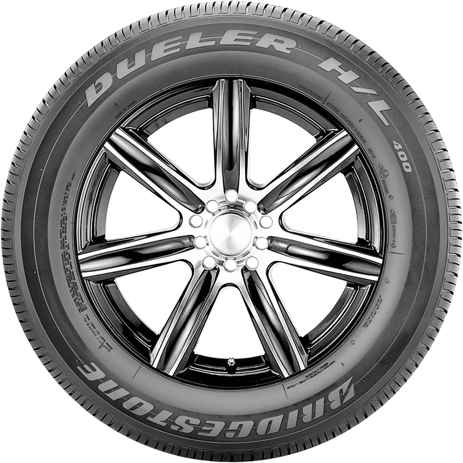 Set of 4 Bridgestone Dueler H/L 400 255/55R18 109H XL a/S All-Season Tires