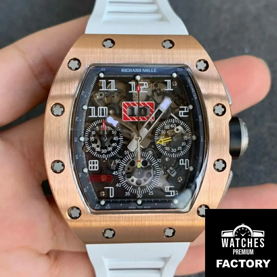 Richard Mille RM11 KV Factory Rubber Strap