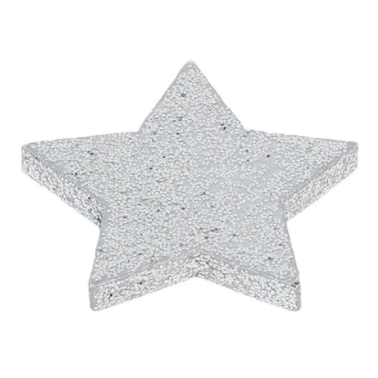 Décoration de table étoile x24 pièces, dorée ou argentée