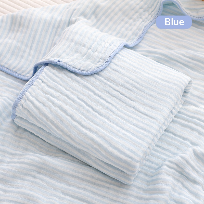 Premium High Density 6-Layered Muslin Baby Quilt Extra Large Bamboo Cotton Antibacterial Geometric Pattern Sleeping Blanket Soft