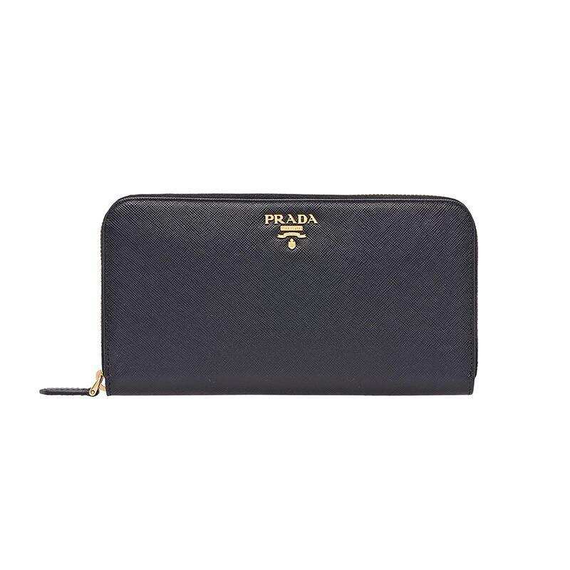 PRADA(プラダ) サフィアーノレザー 財布 ブラック
