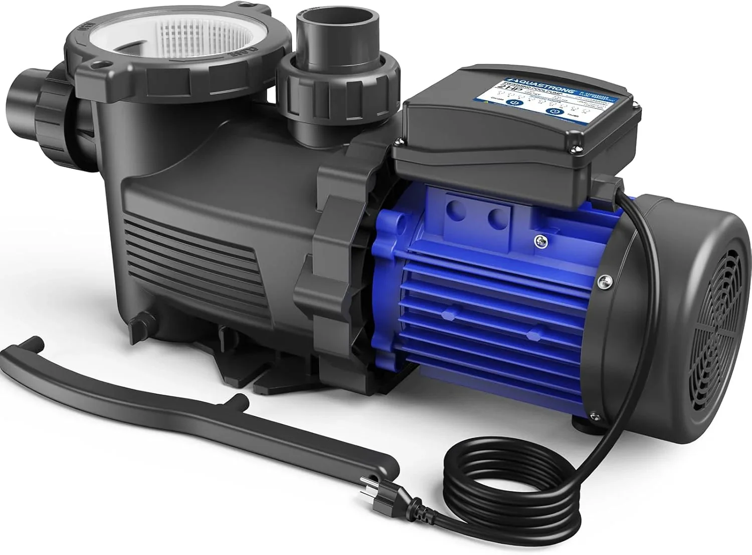 Aquastrong in Above Ground Pool Pump High Flow with Timer 2HP 8917 Gph 220V