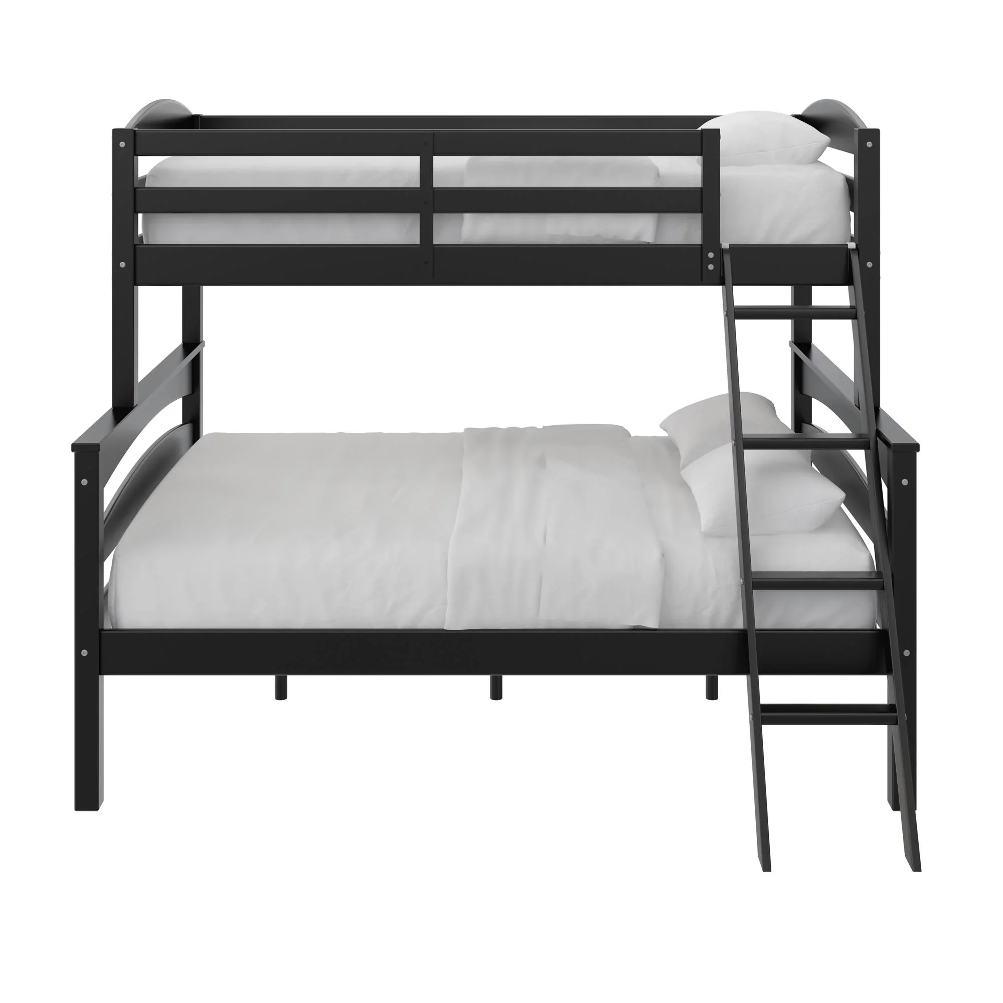Better Homes & Gardens Leighton Kids' Convertible Twin-Over-Full Bunk Bed, Gray