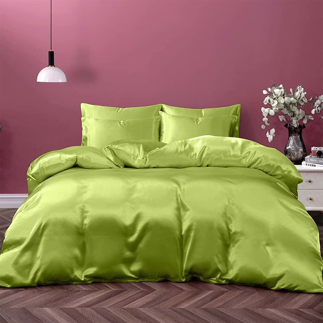 100% Silk Comforter 300 GSM Quilt Suitable for All Season Silky Super Soft Twin/Twin XL Lilac(Lilac) - Image 9