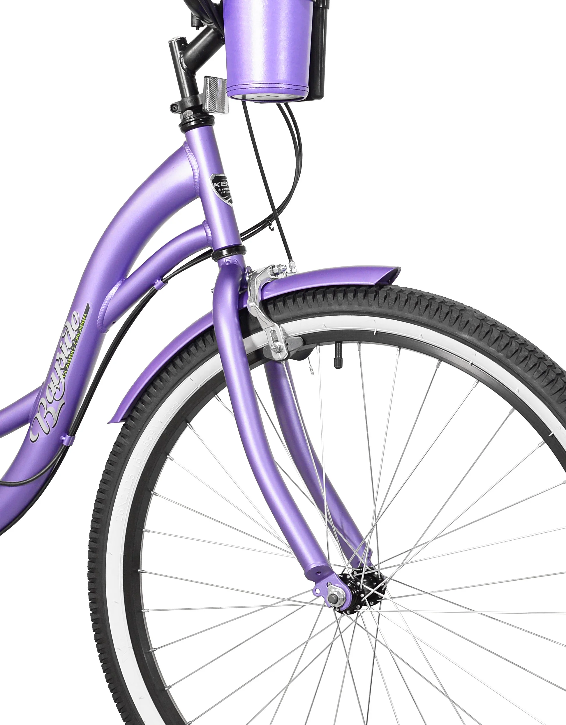 Bicycles 26" Bayside Women's Cruiser Bicycle, Purple - Image 3