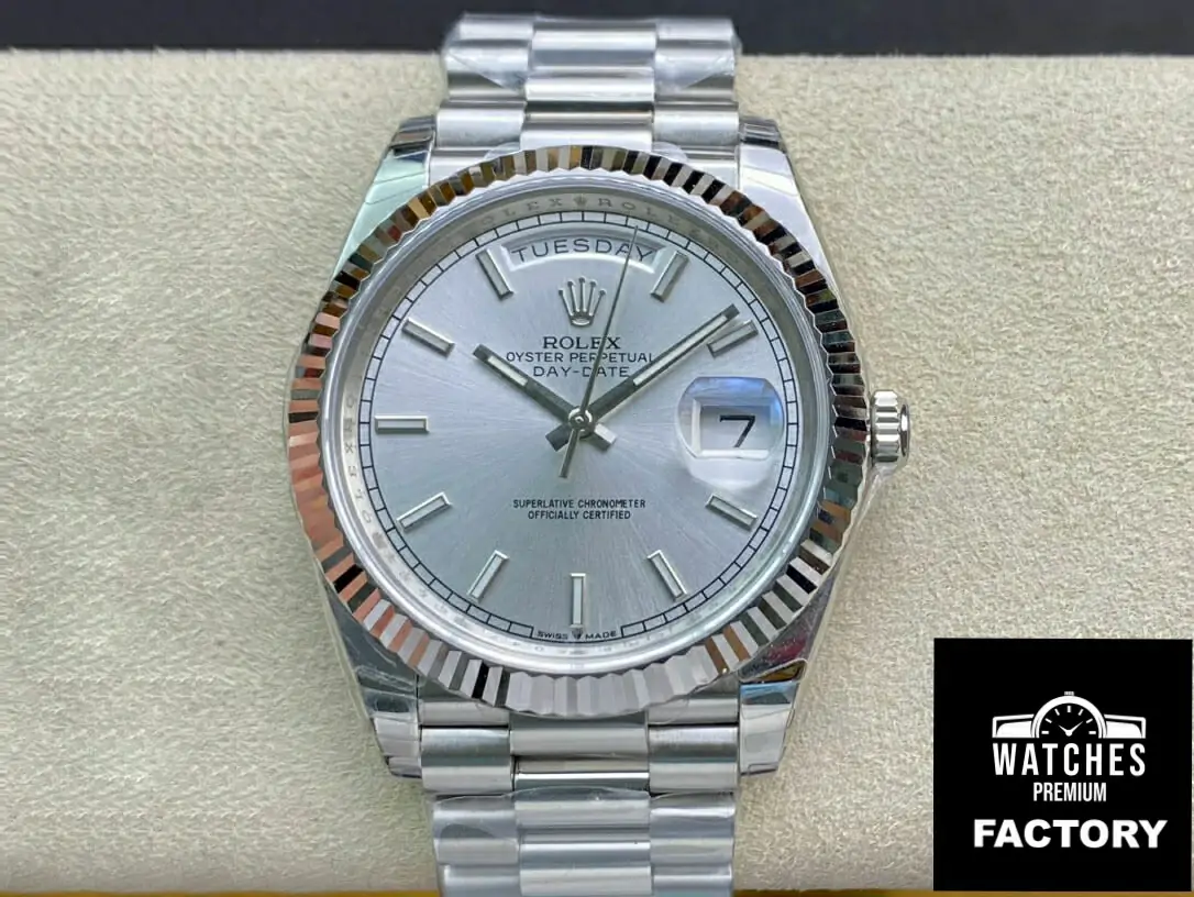 Rolex Day Date 40MM EW Factory Stainless Steel Strap
