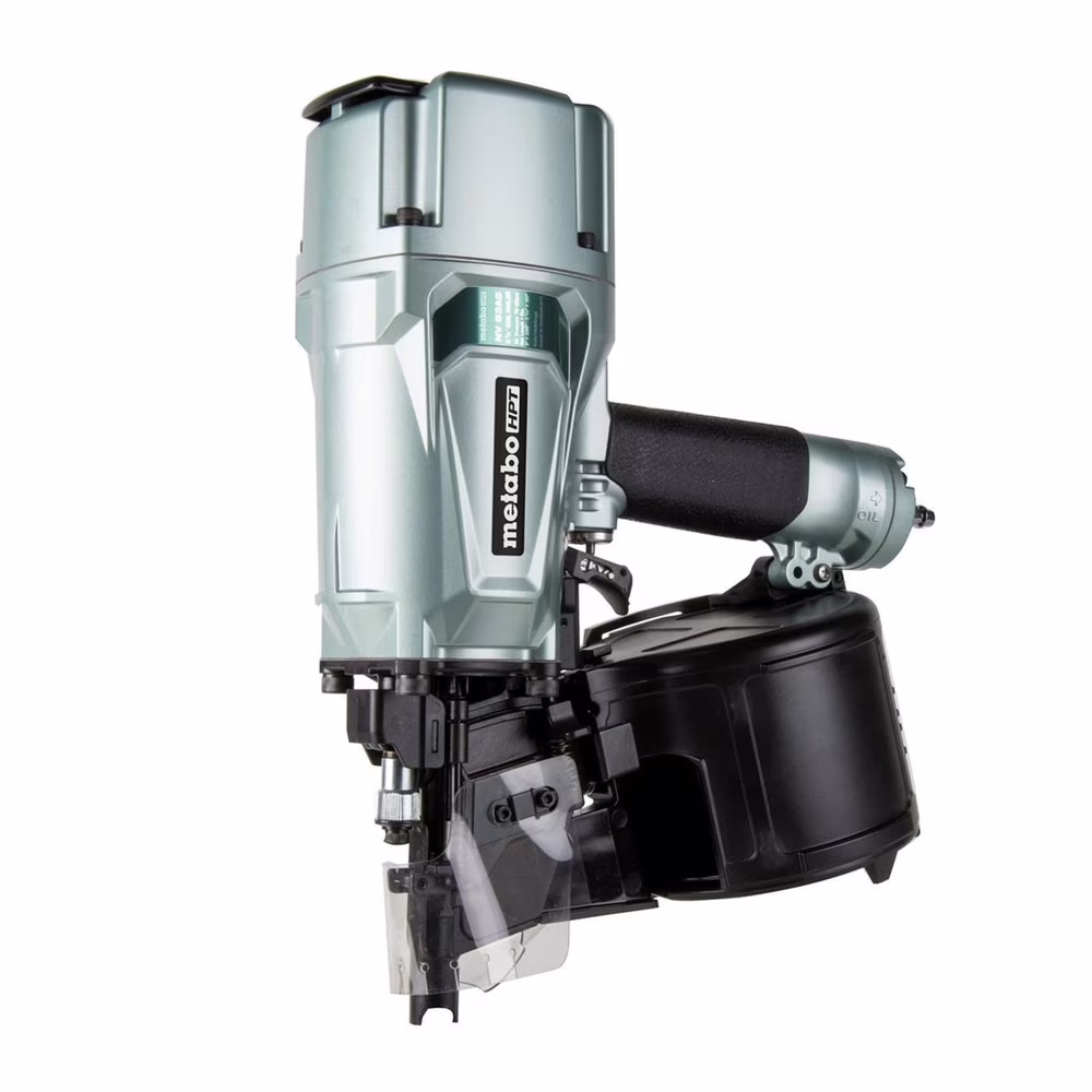 Metabo HPT Coil Framing Nailer | Pro Preferred Brand of Pneumatic Nailers | 15 Degree Magazine | Accepts 2-Inch up to 3-1/4-Inch Nails | Ideal for Wall Sheathing, Roof Decking, & Subflooring | NV83A5