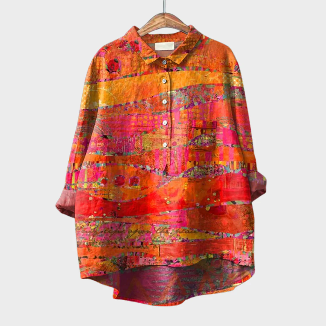 Catherine | Blouse d'été élégante Linne