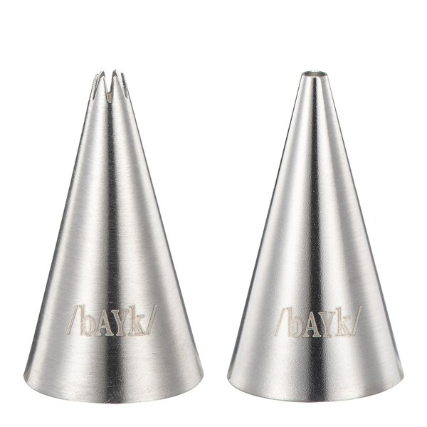 bAYk tippsett 2 stk R2 rund 2 mm og S4 stjerne 4 mm