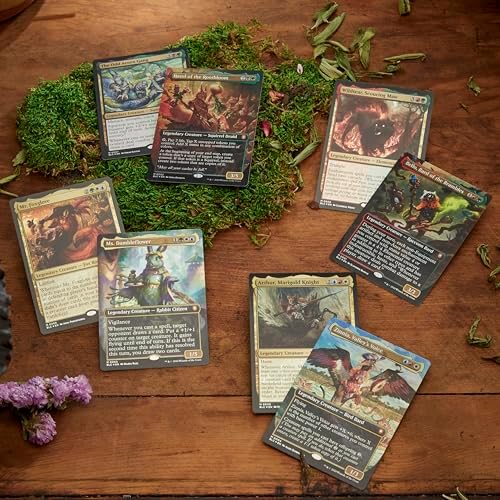 Pack Commander Bloomburrow Magic: The Gathering 2025 – Comprend les 4 decks (Animated Army, Family Matters, Peace Offering et Squirreled Away)