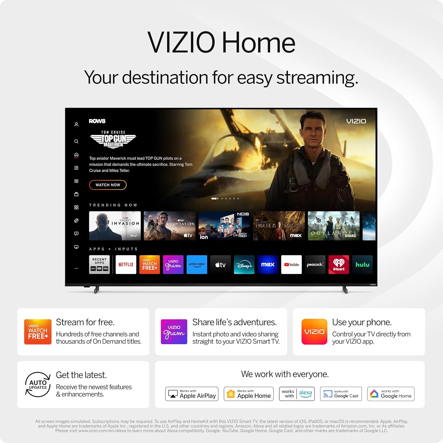 VIZIO VQD50M 50 inch Class Quantum 4K QLED UHD HDR Smart TV