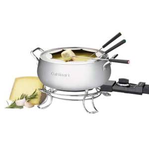 Cuisinart CFO-3SS - Fondue pot - 3.2 qt - 1 kW - brushed stainless