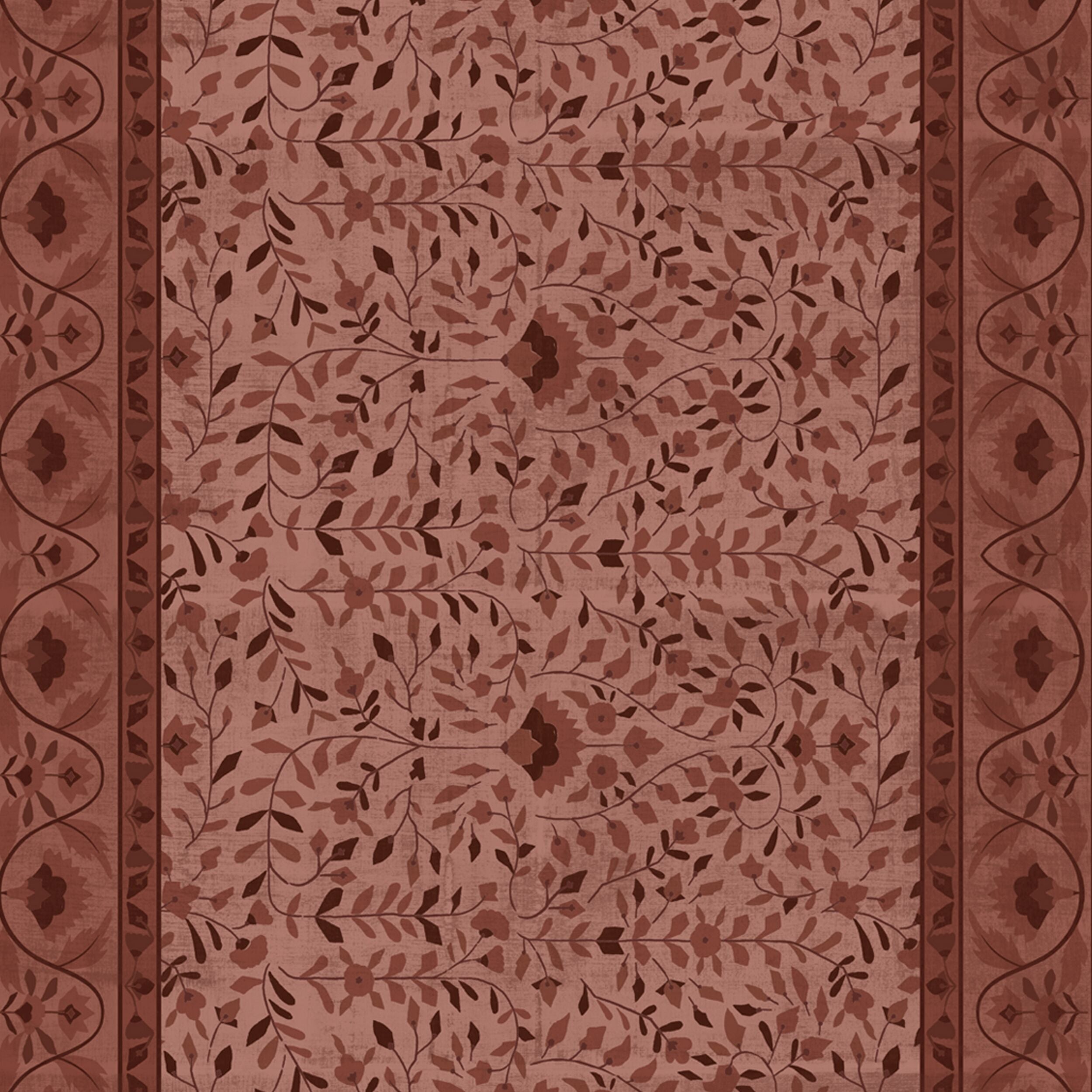 Roselle Silky Soft Washable Doormat Sangria 60x90cm