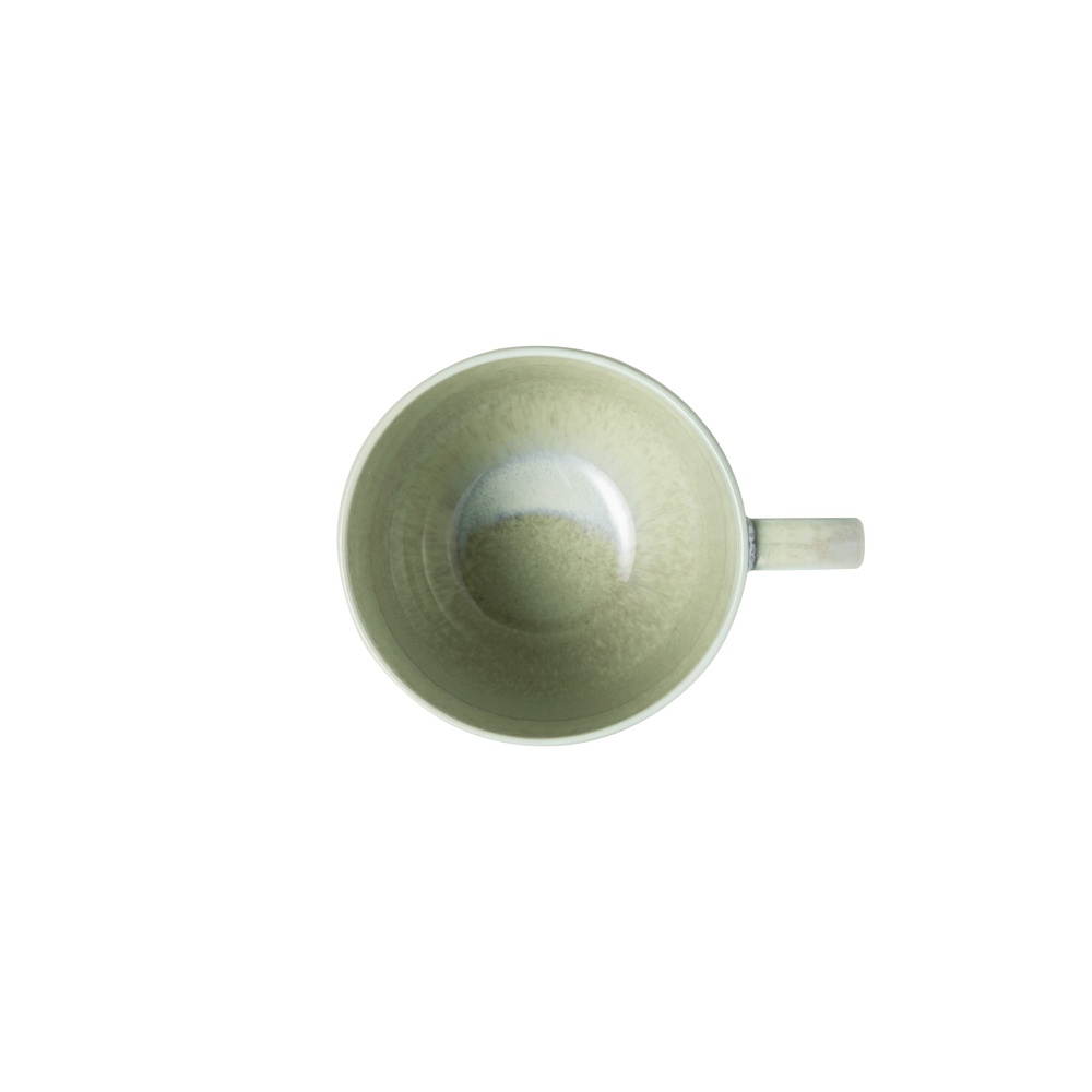 Perlemor Mug - Green, 9.9 oz, Premium Porcelain